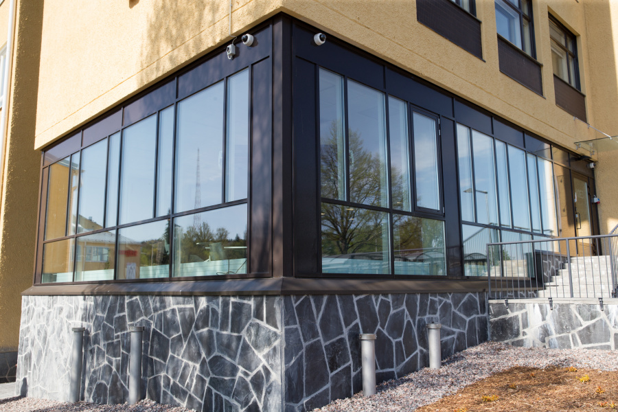 2020: Koulutuskeskus Salpauksen lasiseinät, Lahti