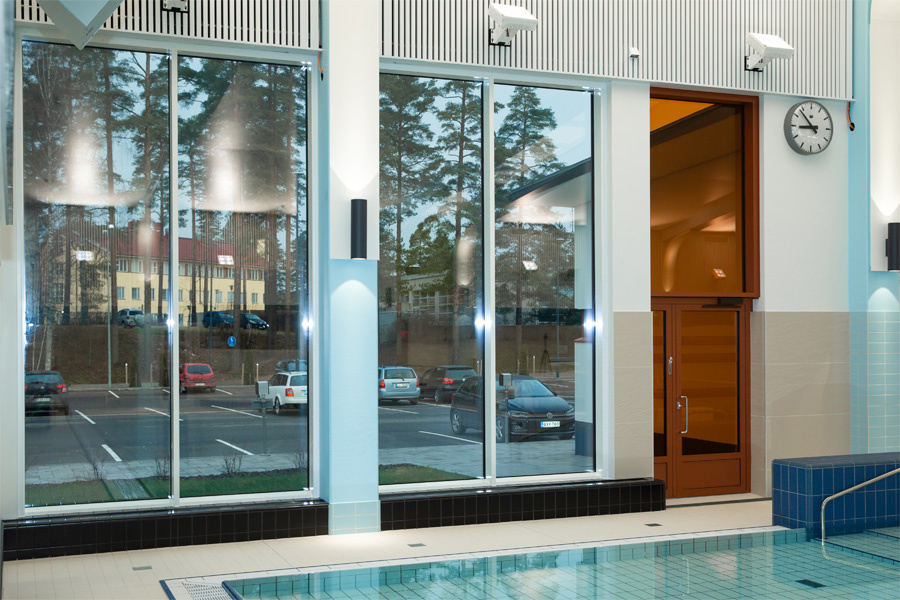 Orimattilan uimahalli: Lasisein